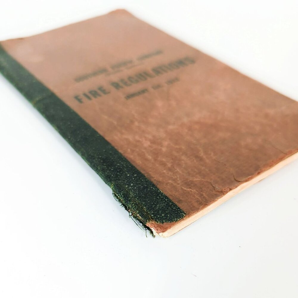 Southern Pacific Company Fire Regulations Manual 1922 - Picture 4 of 5